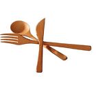 Bamboo Flatware Fork Knife and Spoon 3-Piece Set S-3785