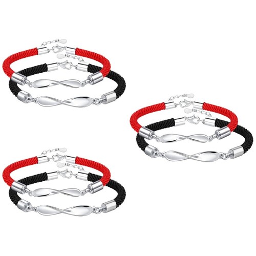 3 PEZZI Bracciale Coppia San Valentino Regalo Gioielli Amanti Studente