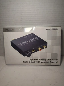 PROZOR Digital to Analog Converter 192kHz DAC Supports Volume control PST054C - Picture 1 of 2