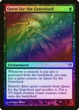 Quest for the Gravelord FOIL Zendikar PLD Black Uncommon MAGIC CARD ABUGames