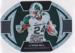 LEVEON BELL Michigan State Spartans COLLEGE FOOTBALL Draft Picks PRIZMKARTE LE! - Bild 1 von 2