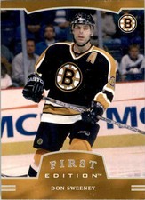 2002-03 Be A Player First Edition Don Sweeney #163