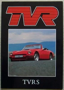 TVR S Sports Car Sales Brochure 1988-89 - Picture 1 of 3