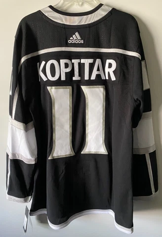 Adidas NHL LA Kings Authentic Home Black Hockey Jersey #11 Kopitar Men Sz 52 NWT Cover