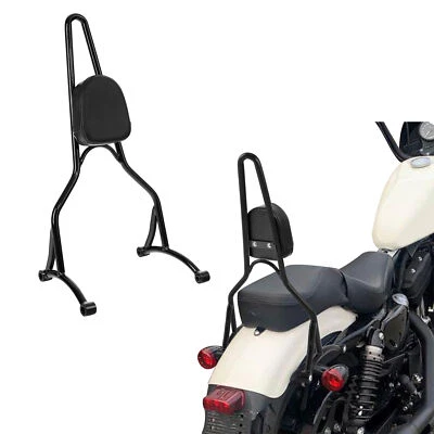 Respaldo vertical con almohadilla Sissy Bar apto para Harley Sportster XL 883 1200 2004-2022 Foto 1 de 4