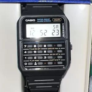 NIB Casio CA53W-1 Men's Classic 8 Digit Chrono Alarm Calculator Watch - Picture 1 of 5