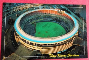 Share Three Rivers Stadium Pittsburgh Pirates & Steelers 1970 bis 2000 Postkarte - Bild 1 von 3
