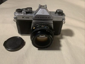 Pentax K1000 35mm Film Camera w/ 50mm Lens Working Vgc - Picture 1 of 9