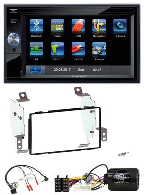Blaupunkt SD Bluetooth 2DIN MP3 USB Lenkrad Autoradio für Nissan Note E11 2009-2 - Bild 1 von 4