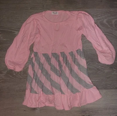 Splendid girls toddlers Pink Gray Dress 2T - Image 1 of 2