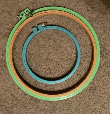 Embroidery hoops Three Sizes 10, 8, 6 Inch  - Image 1 of 2