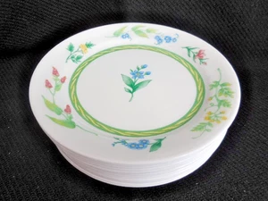 Corelle My Garden Flowers Accent Pattern Set of 14 - Bread or Dessert Plates - Picture 1 of 3