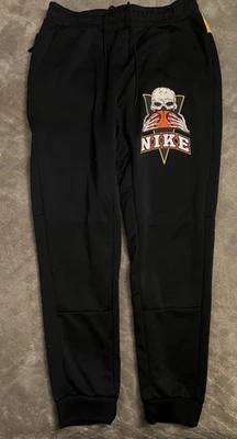 Calça de moletom Nike TE Frenzy jogger masculina preta basquete nova sem etiquetas tamanho médio - Imagem 1 de 4