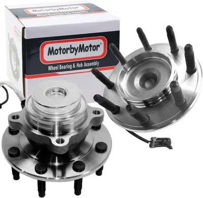 2PC Front Wheel Hub Bearing For Chevy Express GMC Savana 2500 3500 4500 8LUG M - Image 1 of 4