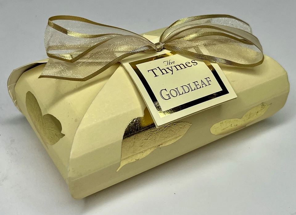 The Thymes Goldleaf Limited Perfumed Luxury Soap Bar Triple Milled New In Box - Image 1 of 4