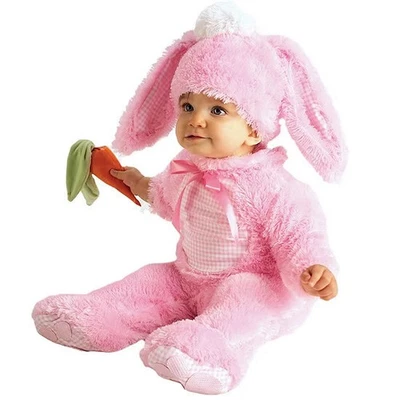 Rubie's Baby Pink Rabbit Bunny Halloween Costume, 3pc Infant 12-18 Months NWT - Image 1 of 4