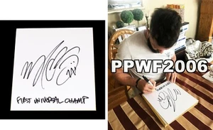 TABLERO SHIKISHI AUTOGRAFIADO FIRMADO A MANO WWE FINN BALOR CON PRUEBA Y CERTIFICADO DE AUTENTICIDAD 1 - Imagen 1 de 4