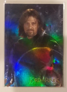2001 BOROMIR Topps The Lord of Rings Fellowship 6/10 Foil Prismatic Card - Picture 1 of 9