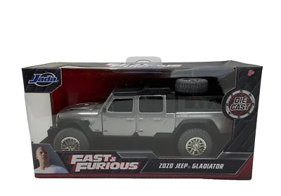 Jeep Gladiator Die Cast 2020 escala 1:32 JADA - Rápido y Furioso 9 - plateado Foto 1 de 4