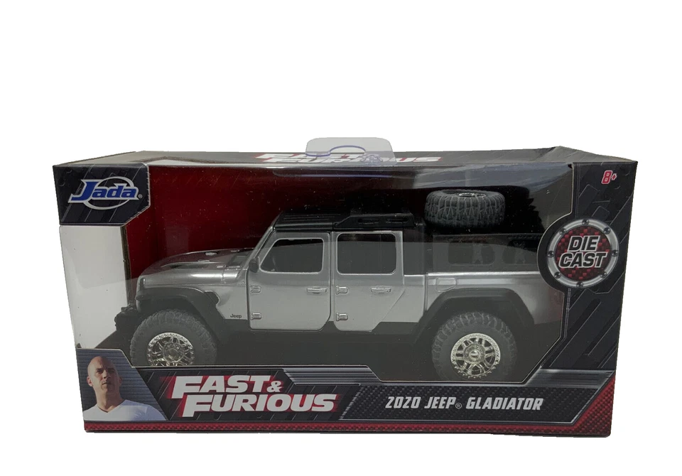 1:32 Scale JADA - Fast and Furious 9 - 2020 Jeep Gladiator Die Cast - Silver - Image 1 of 4