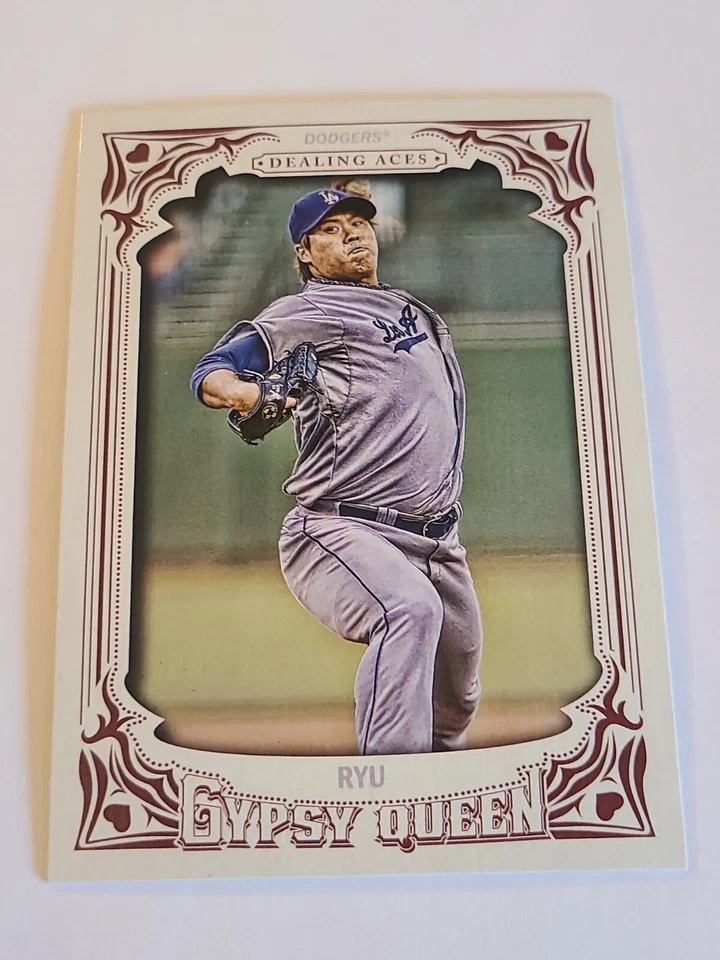 2014 Hyun-Jin Ryu Dealing Aces Insert Topps Gypsy Queen #DA-HR - Image 1 of 2