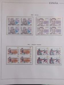 HOJA DE SELLOS DE ESPAÑA 1994-EUROPA,LITERATURA ESPAÑOLA - Picture 1 of 6