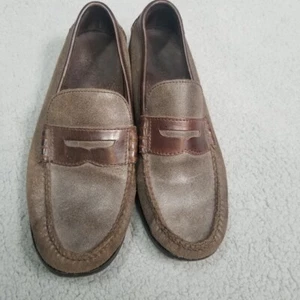 Cole Haan Herren Größe 9,5 M Braun Slipper Leder Preppy Fahren Penny Loafer - Bild 1 von 7