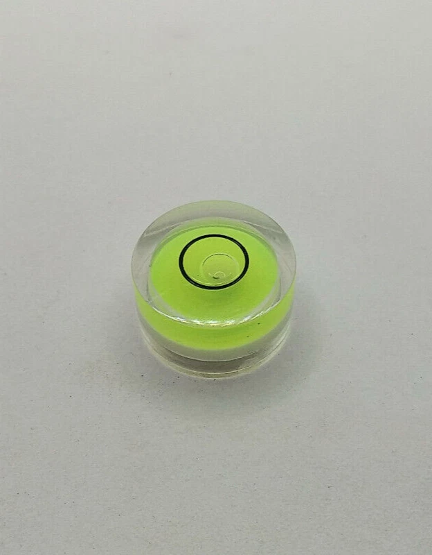 4pcs Acrylic Ø19x10mm Round Bullseye Spirit Bubble Level Sens:  ±0.5° in circle - Image 1 of 1