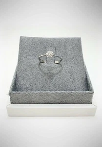 Anello "Solitario" Lunatica in oro bianco e diamanti LNT15 - Imagen 1 de 1