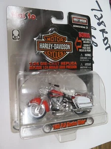 2004 Maisto 1968 FLH Electra Glide Diecast 1:24 Harley Davidson Motorcycle NEW - Picture 1 of 4