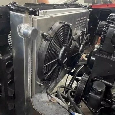 4 Row Radiator Shroud Fan Fits 73-87 Chevy C/K C10 C20 C30 K10 K30 GMC C2500 - Image 1 of 4