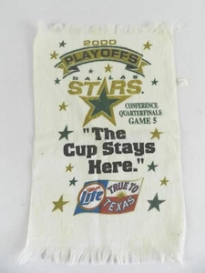 Dallas Stars 2000 Playoffs Game 5 Quarter Finals Rally Towel Miller Lite - Picture 1 of 3