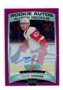 2019-20 O-PEE-CHEE OPC PLATINUM PINK MATTE ROOKIE AUTO /99 TARO HIROSE - Picture 1 of 1
