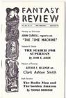 FANTASY REVIEW #14 - 1949 fanzine de science-fiction britannique - profil Clark Ashton Smith 3 pages.