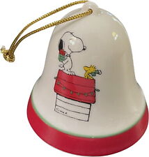 Snoopy "It Is Better to Give and Receive" Christmas Bell Ornament 1965 Peanuts