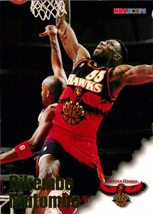 1997 ATLANTA HAWKS NBA Card DIKEMBE MUTOMBO Hoops - Picture 1 of 3