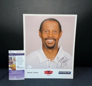 JAMES LOFTON SIGNED 8X10 PHOTO W/ JSA COA *HALL OF FAME* - Picture 1 of 1
