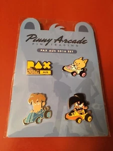 Pinny Arcade PAX Aus 2016 Show Pin Set Go Karts Core - Picture 1 of 1