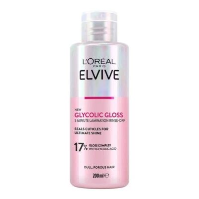 L'Oreal Paris Elvive Glycolic Gloss Lamination Treatment 200ml - Image 1 of 4