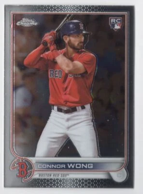 2022 Topps Chrome ROOKIE Connor Wong Rookie Boston Red Sox #39 R93 - Image 1 of 2