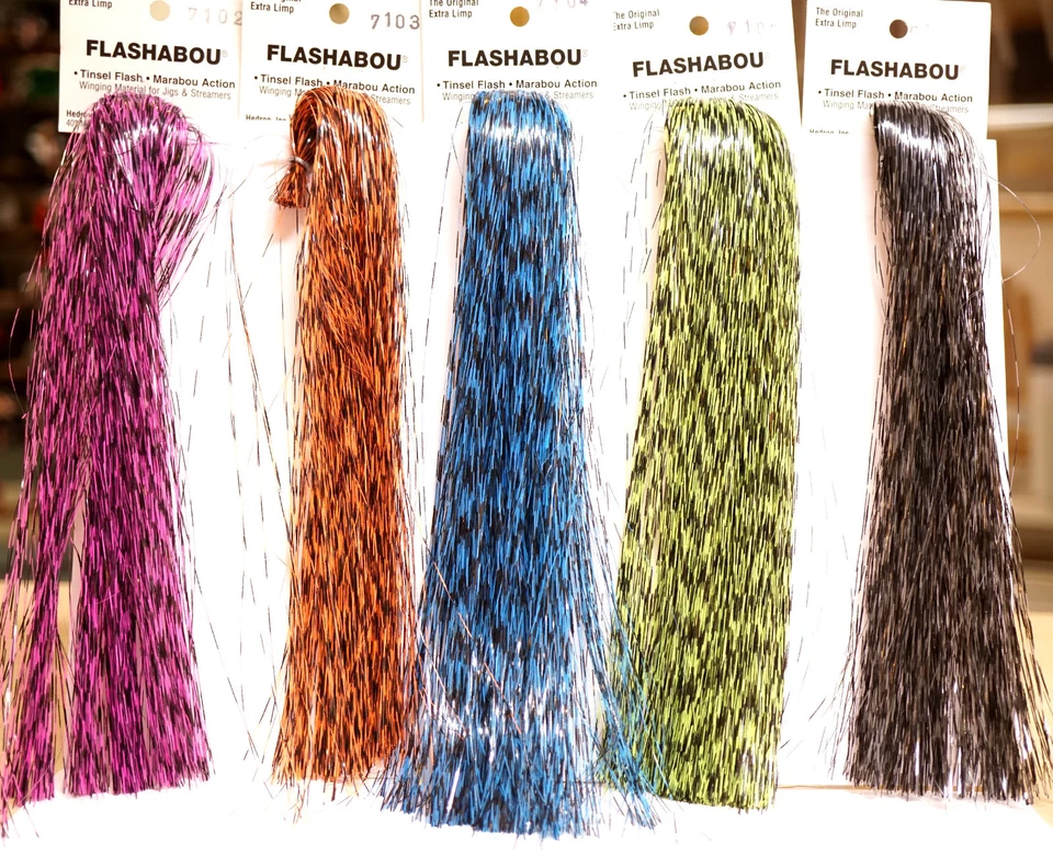 Grizzly Barred Flashabou 5 Farben Original HEDRON "who needs saddle?"