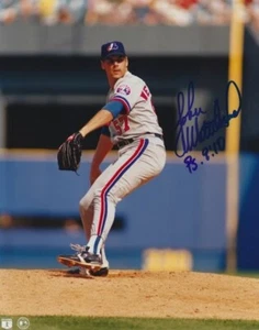 Signed 8x10 JOHN WETTELAND Montreal Expos Autographed photo - COA - Bild 1 von 1