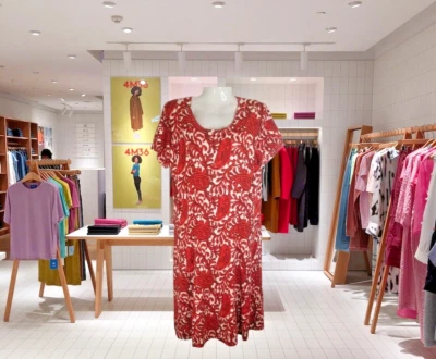 Vestido para mujer Michael Kors diseñador geométrico tejido ligero talla grande Foto 1 de 4