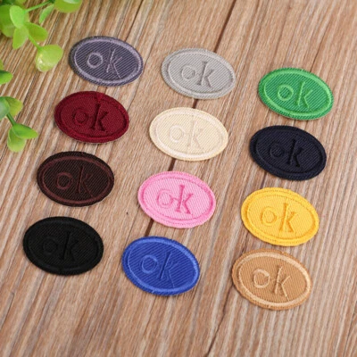 7pcs "OK"Embroidered Patch Clothes Sticker Badge Applique DIY Garment Accessory+ - Image 1 of 4