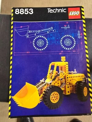LEGO 8853 Technic Excavator Radlader von 1988 vollständig mit Anleitung  selten - Bild 1 von 3