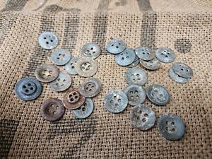 WW2 ORIGINAL GERMAN UNDERWEAR BUTTONS RELICS of SS TRAINING CAMP from KURLAND - Picture 1 of 1