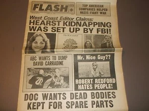 Vintage Tabloid CONFIDENTIAL FLASH Apr.30,1974/HEARST KIDNAPPING SET-UP/Redford - Bild 1 von 3