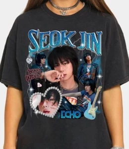 Vintage Jin Shirt BTS Solo Album Kim Seokjin Tee Dont Say You Love Me Gift S-4XL - Picture 1 of 5