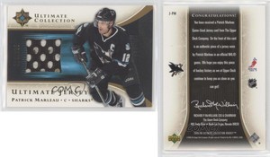 2005-06 Ultimate Collection Ultimate Jersey /250 Patrick Marleau #J-PM