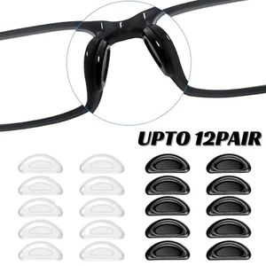 Soft Silicone Stick On Nose Pads Set For Anti Slip Glasses Sun Eyeglasses NEW - Picture 1 of 16